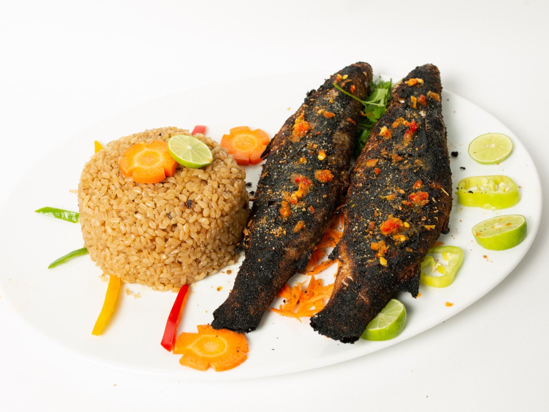 Grilled Mullet Meal