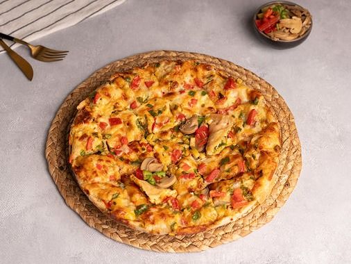 Vegetables Mushroom Pizza Oriental