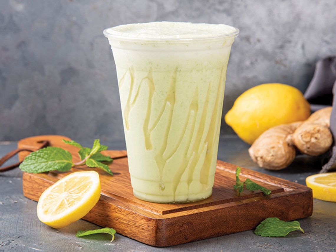 Lemon With Milk Juice