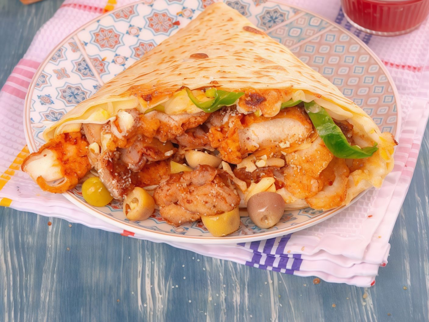 Spicy Strips Crepe
