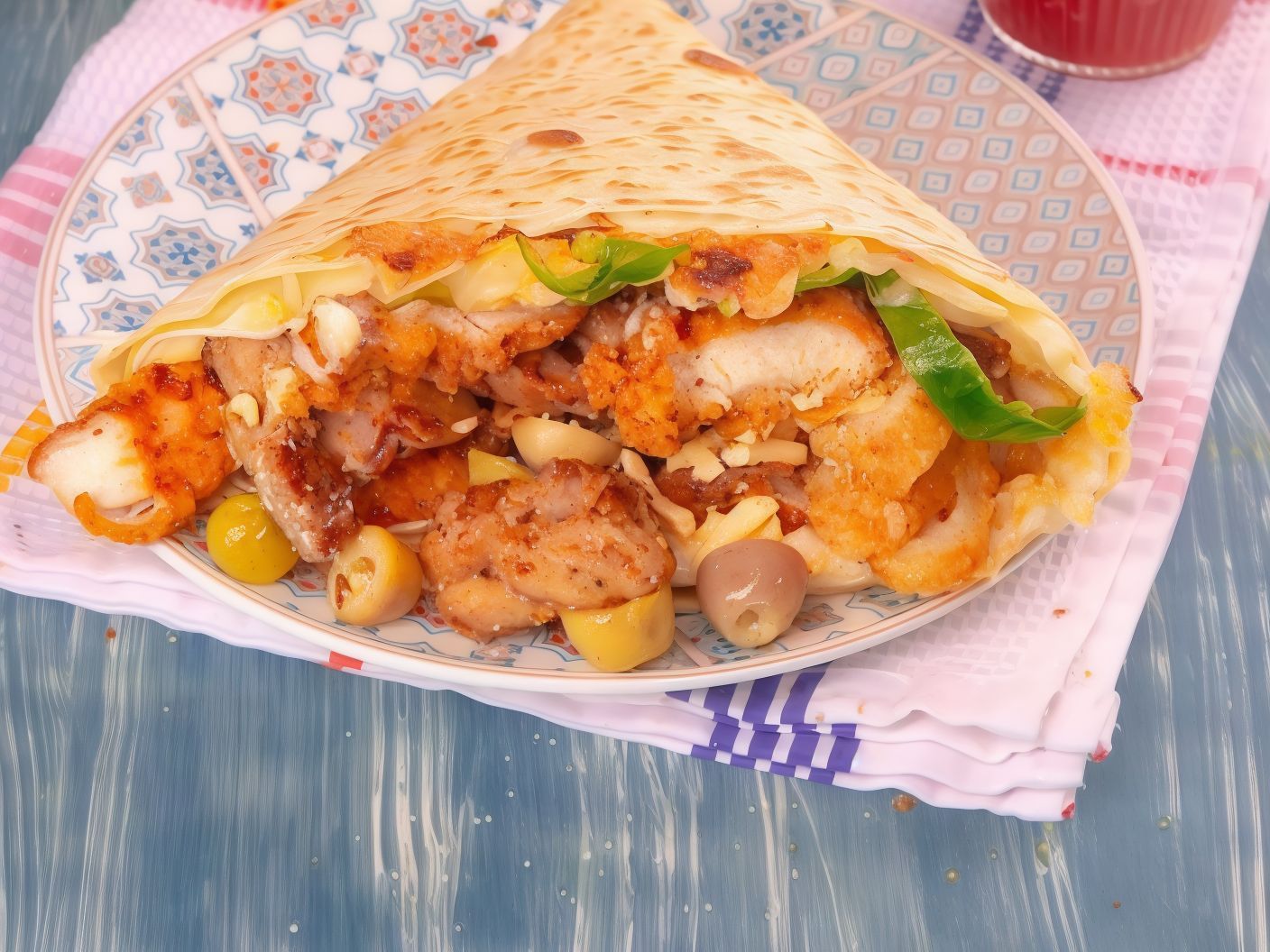 Pane On Sausage Crepe