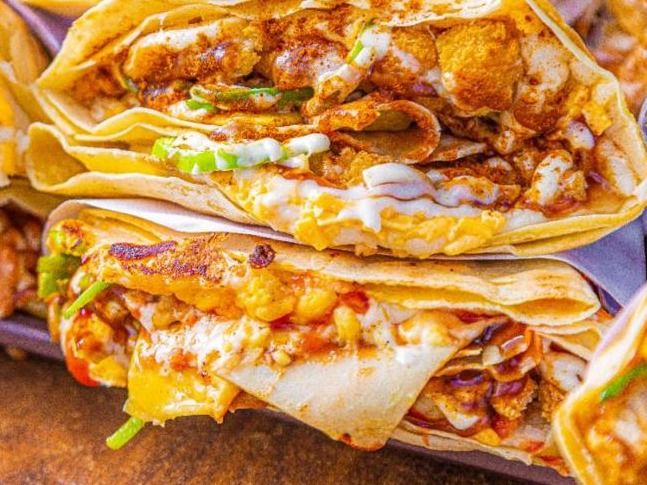 Chicken Mix Crepe