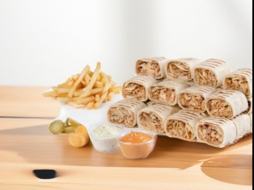 Family Arabic Shawarma Meal