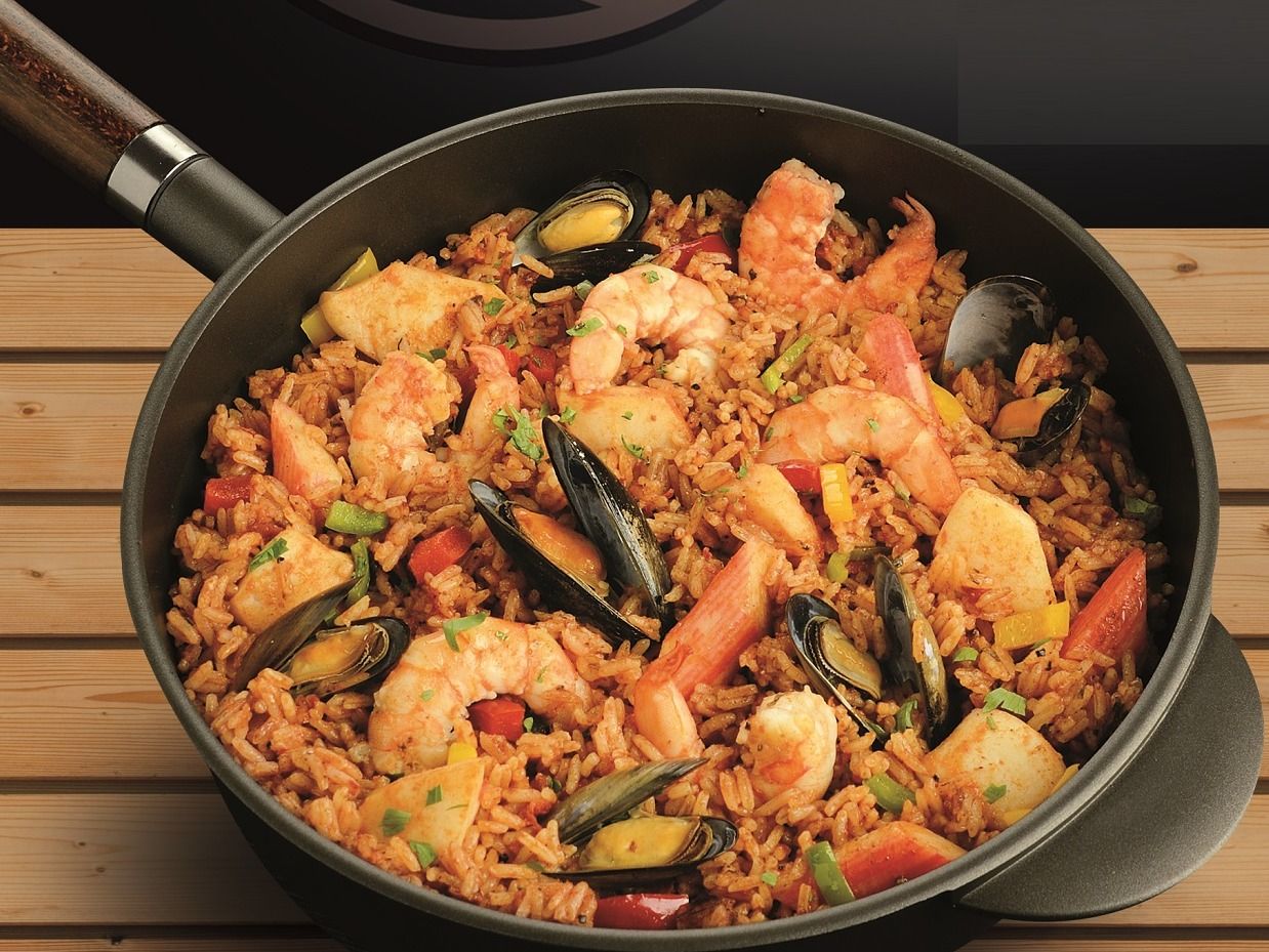 Wild Seafood Rice Platter