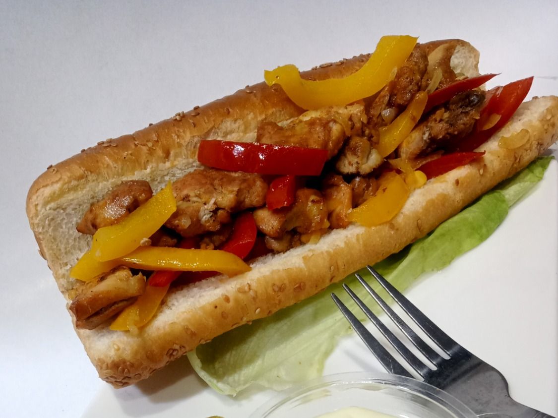 Western Chicken Fajita Sandwich
