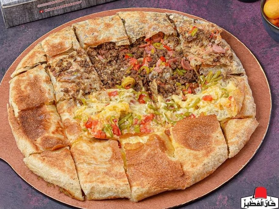 Savory Feteer with Minced Sausage