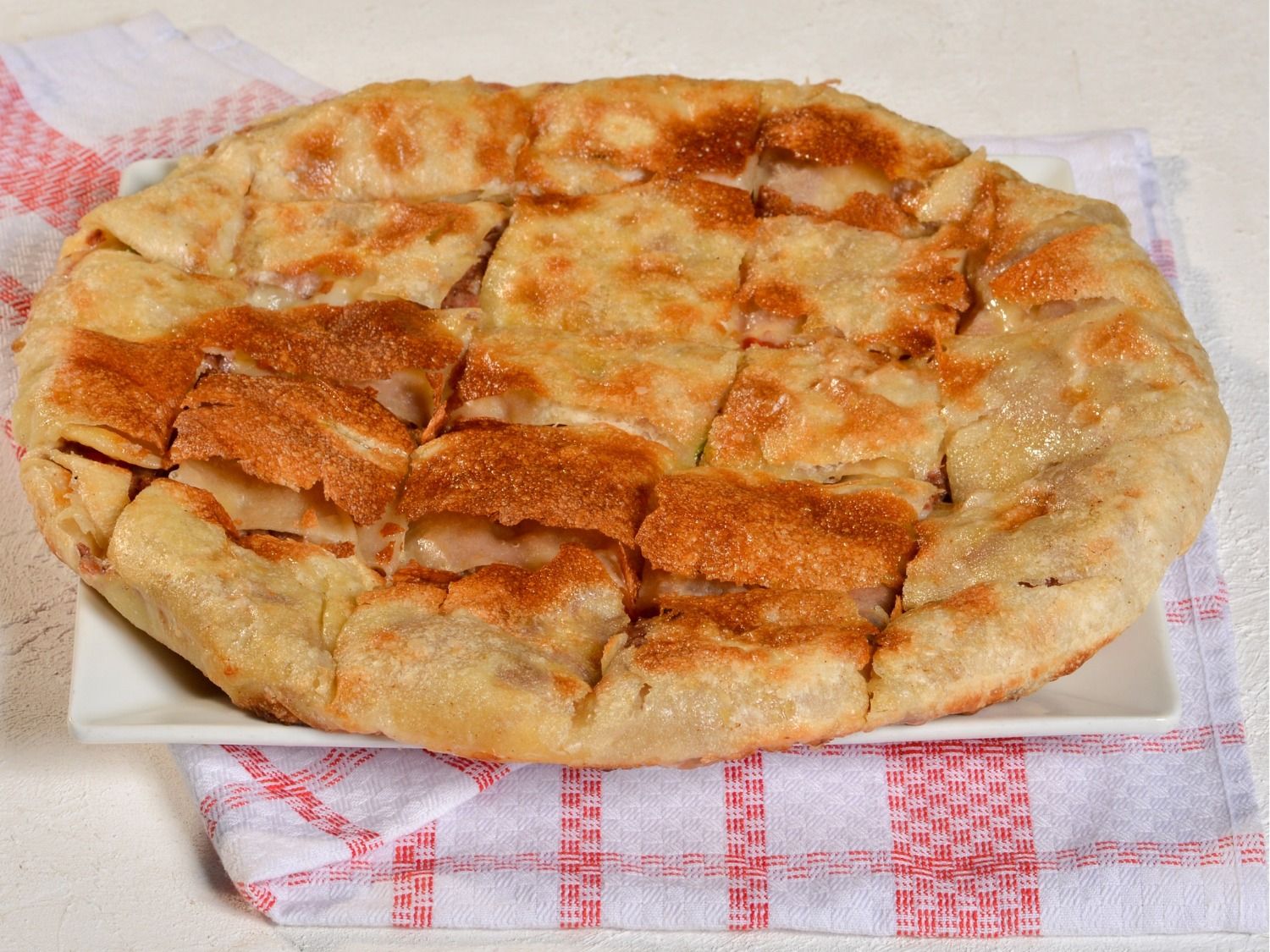 Salty Feteer with Sausage and Hot Dog