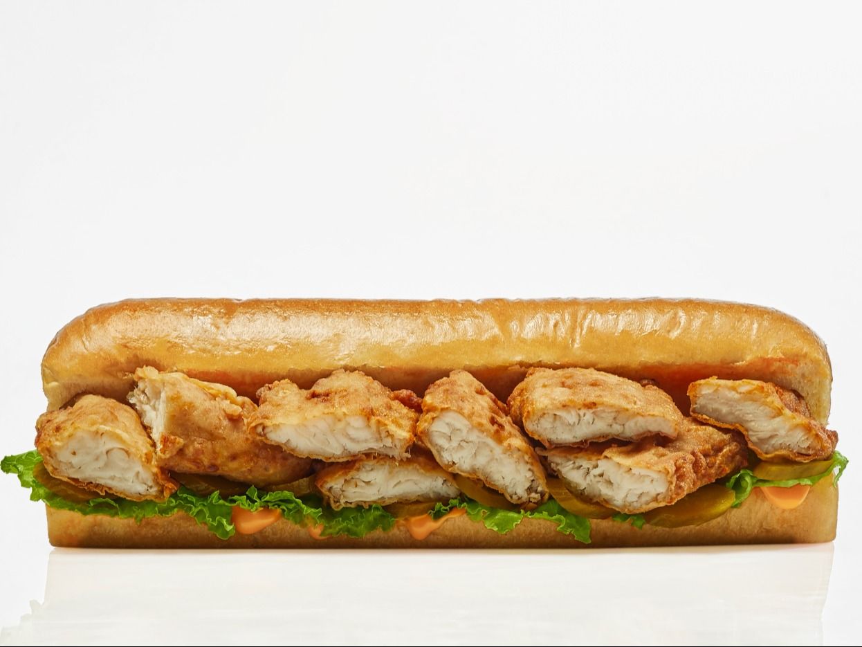 French Bread Fish Fillet Sandwich