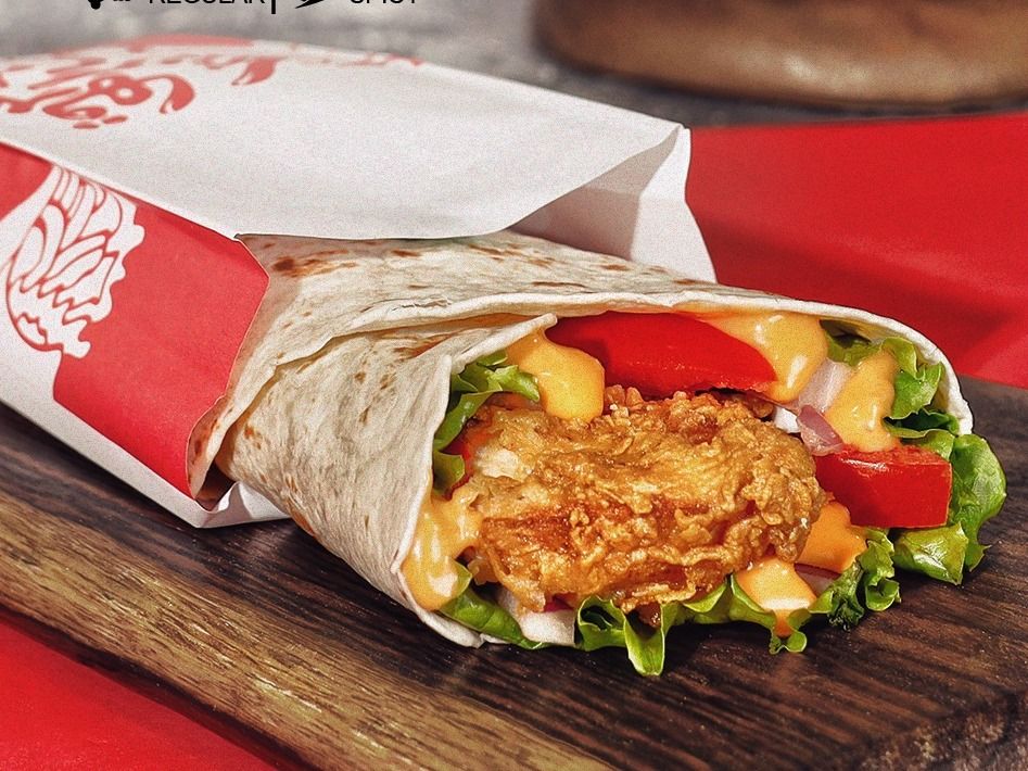 Chicken Strips Wrap Spicy