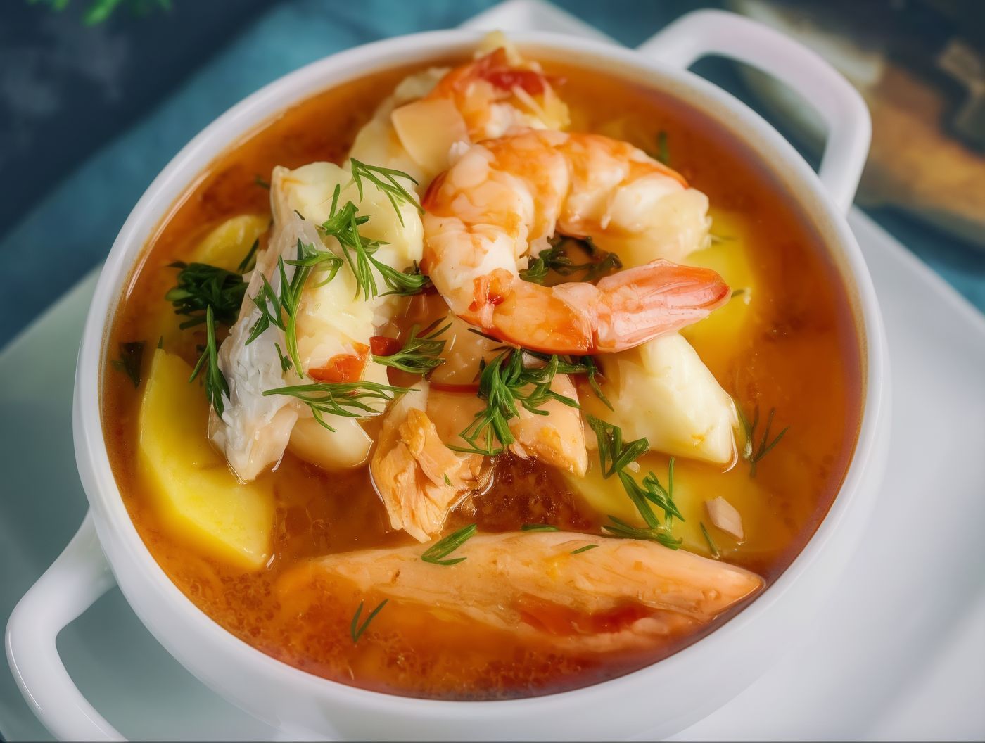 Peeled Uncle Seafood Soup