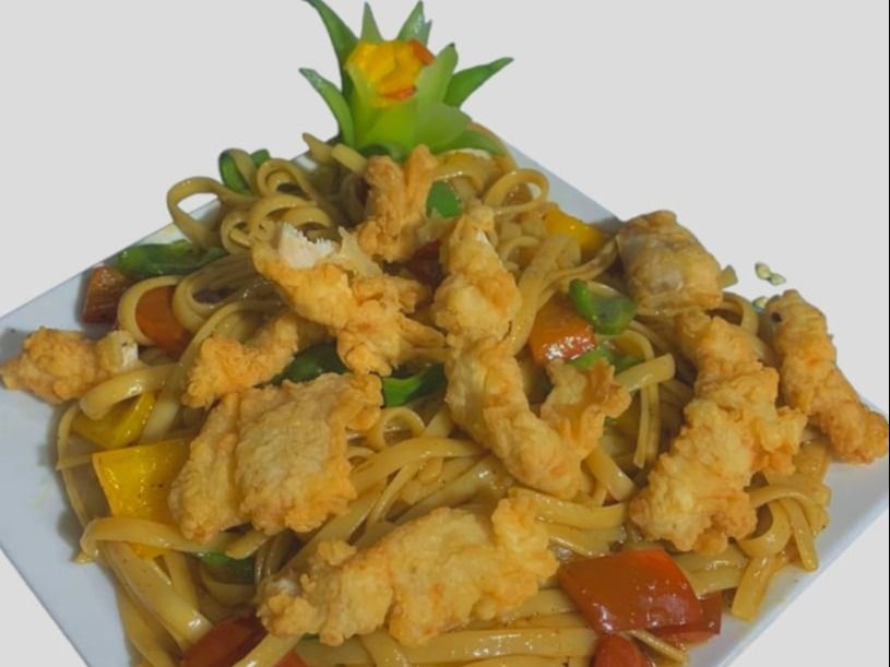 Sweet Spicy Chicken Noodles