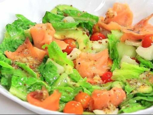 Salmon Caesar Salad