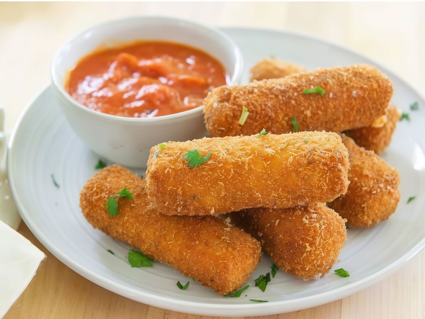 Fried Mozzarella Sticks