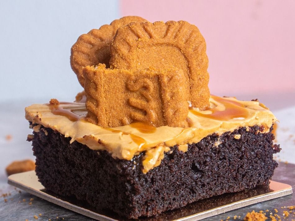 Brownies Nutella Chocolate And Lotus Spread