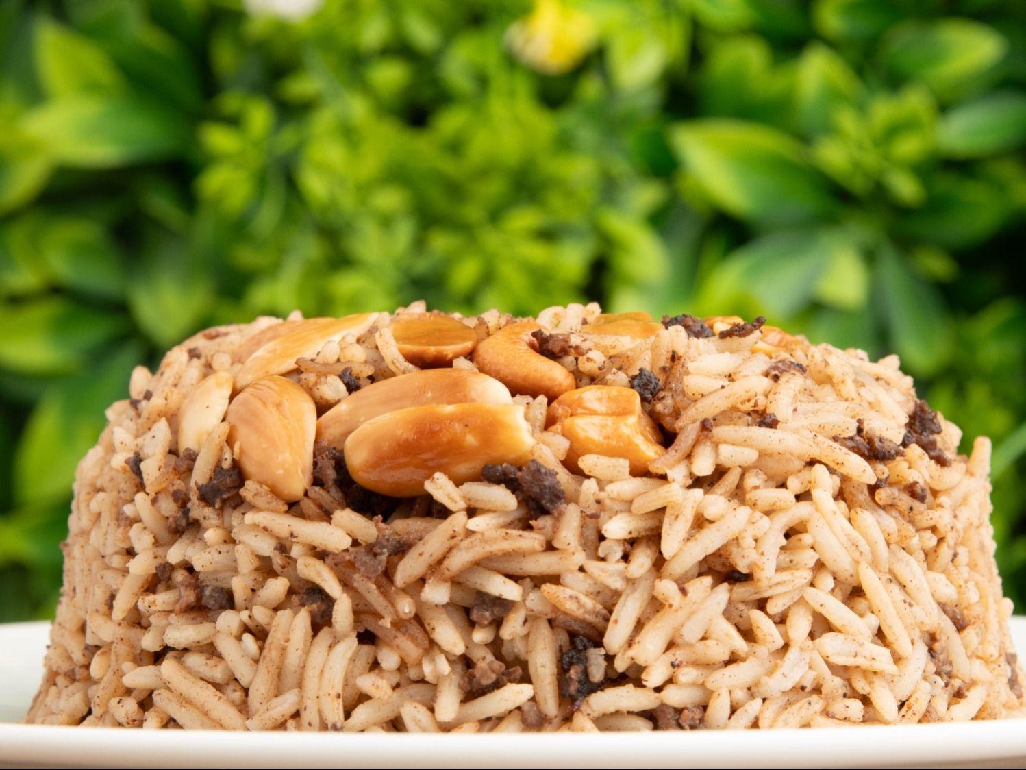Rice With Minced Meat And Nuts