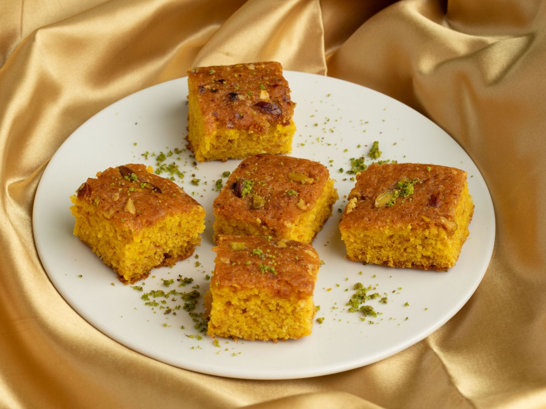 Lebanese Sfouf Cake