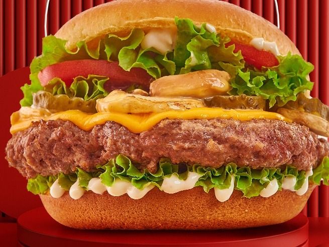 Cheese Mushroom Burger