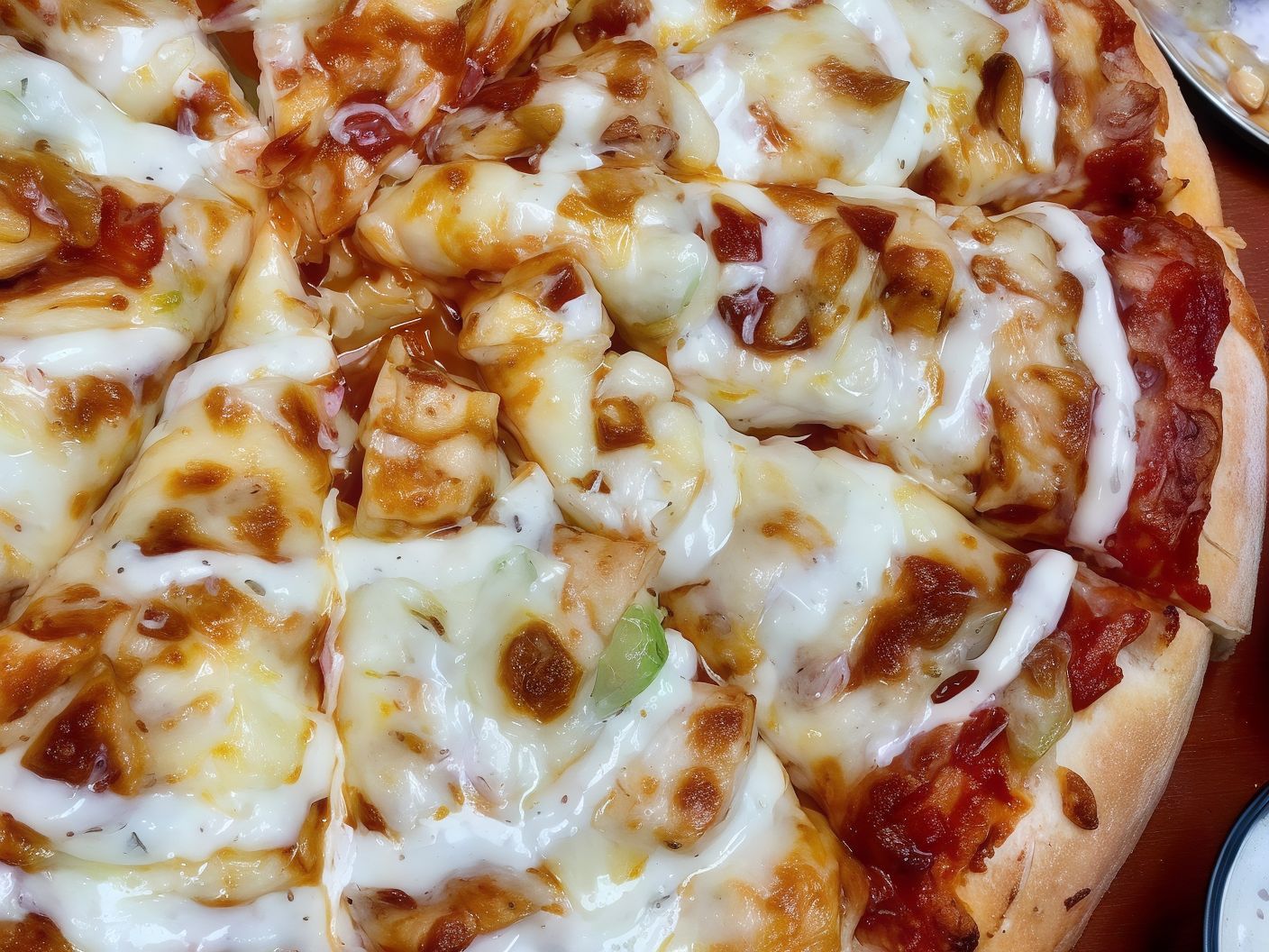 Fit Ranch Chicken Pizza