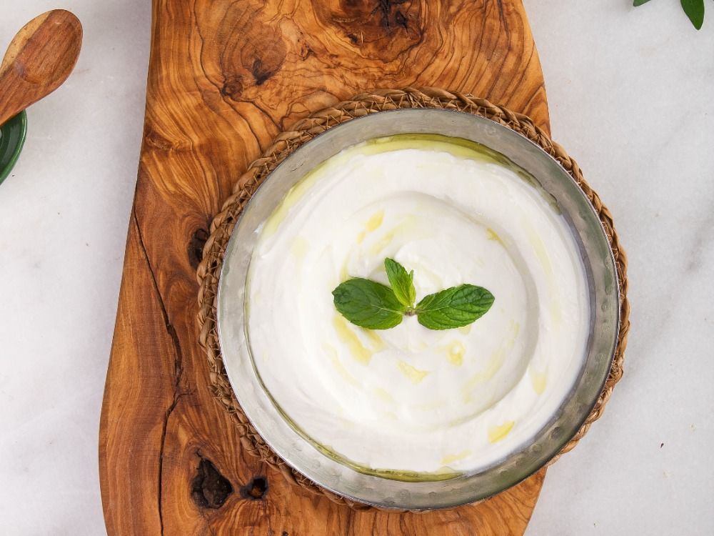 Labneh and Garlic