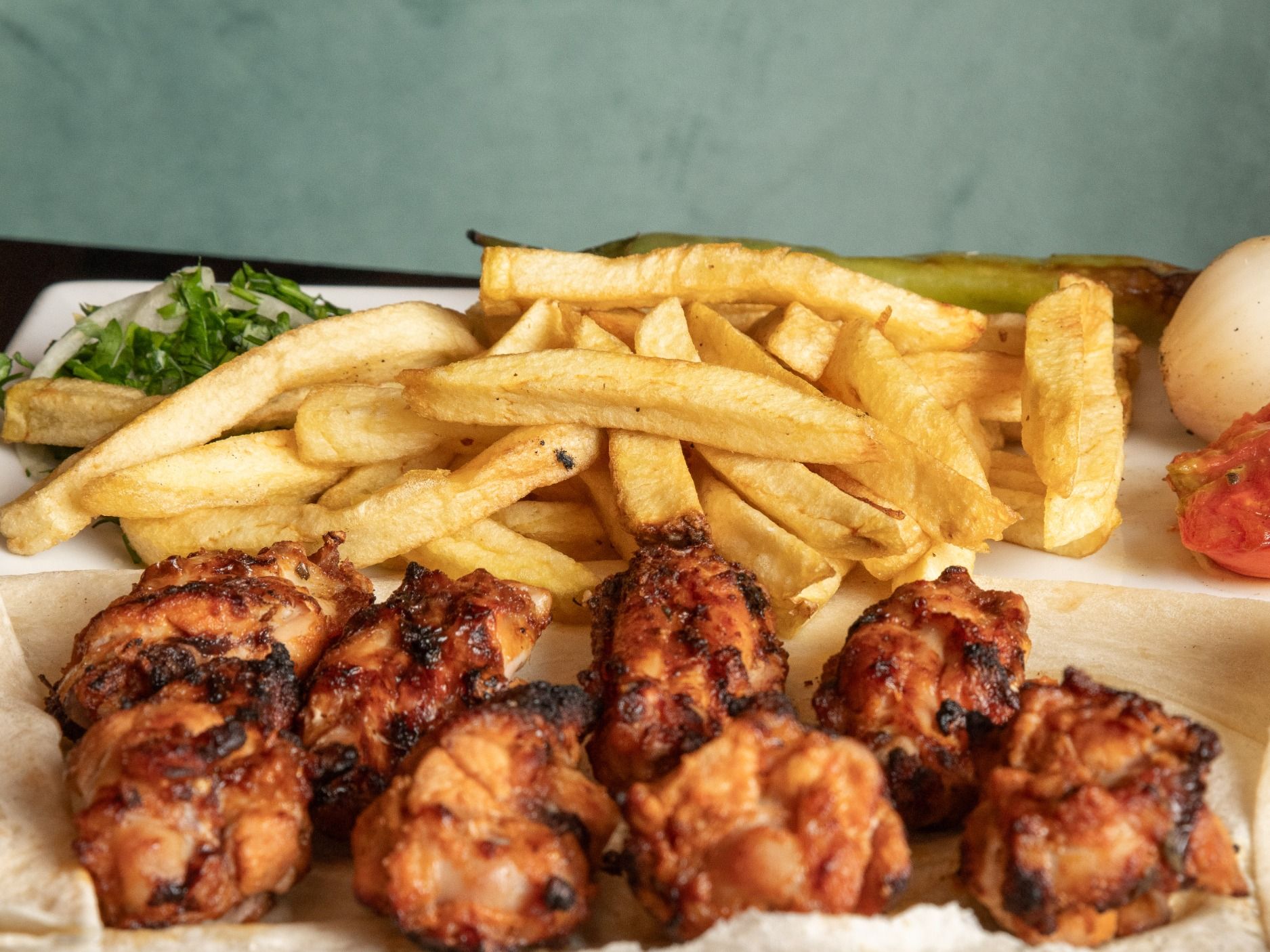 Charcoal Grilled Chicken Wings Platter