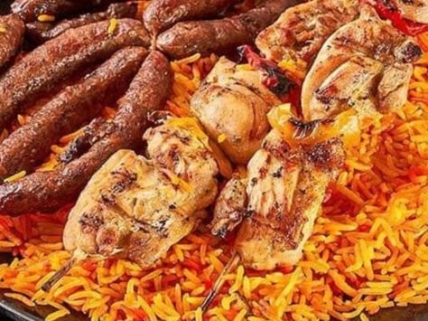 Shish Tawook And Grilled Mutton Sausage Mix Meal