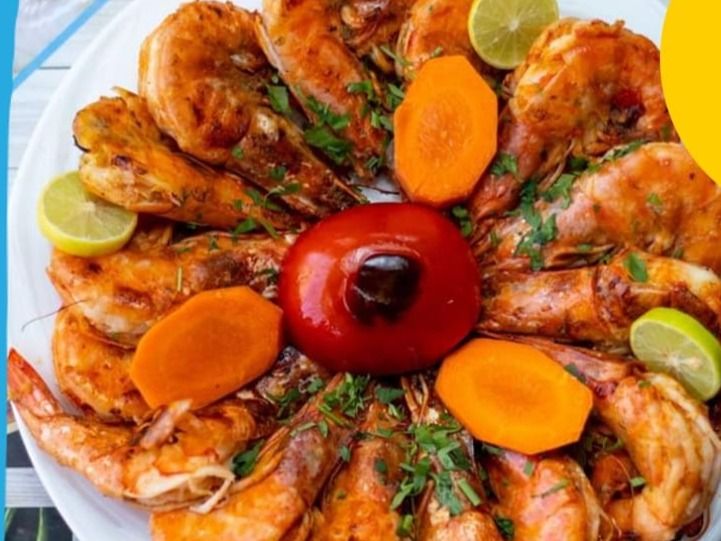 Shrimp Meal With Seafood Soup