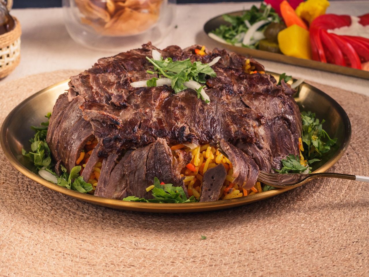 Meat Shawerma Fatteh