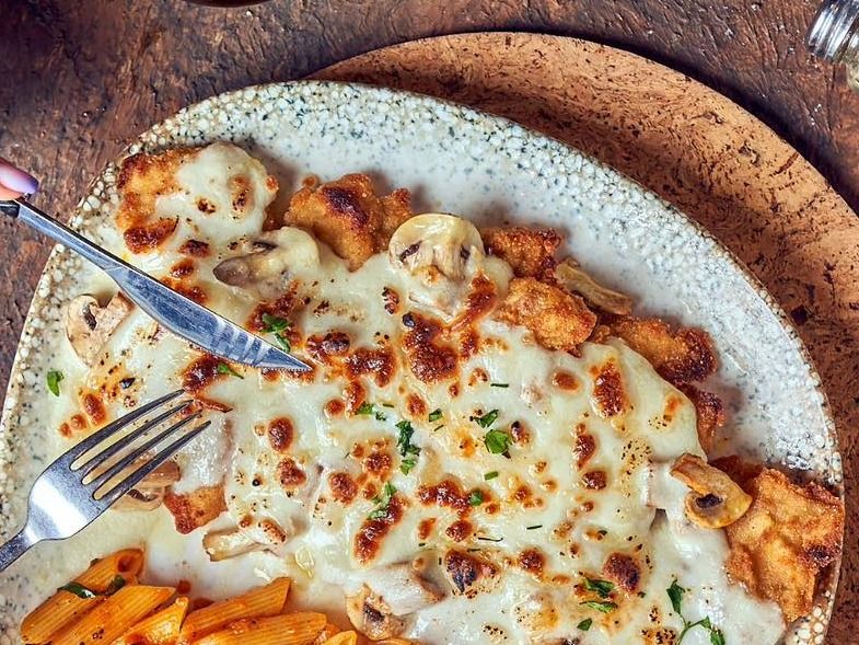 Chicken with Mushroom and Cheese