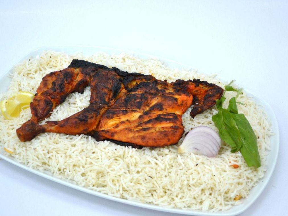 Half Chicken With Basmati Rice Meal