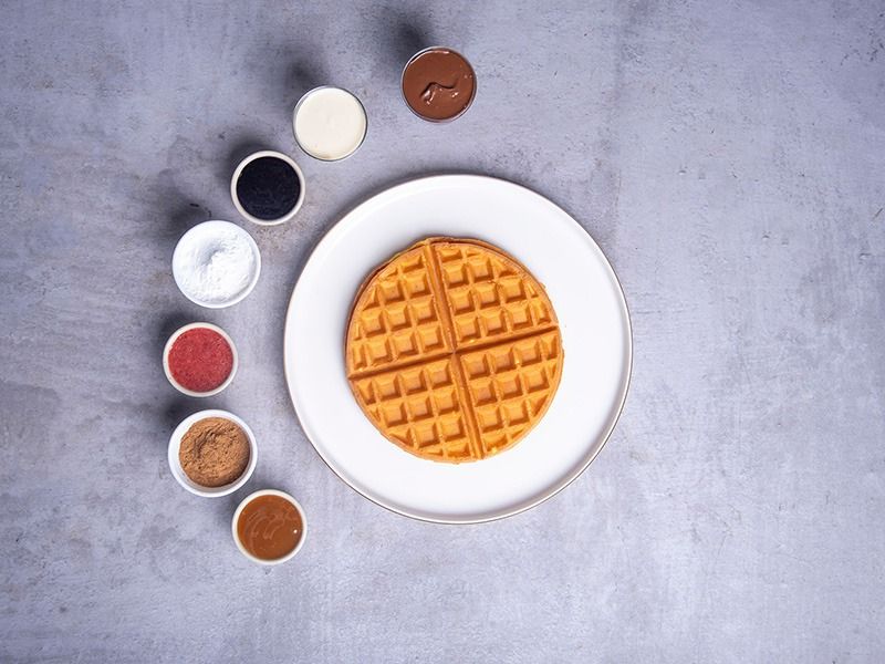 Belgian Waffle with Toppings
