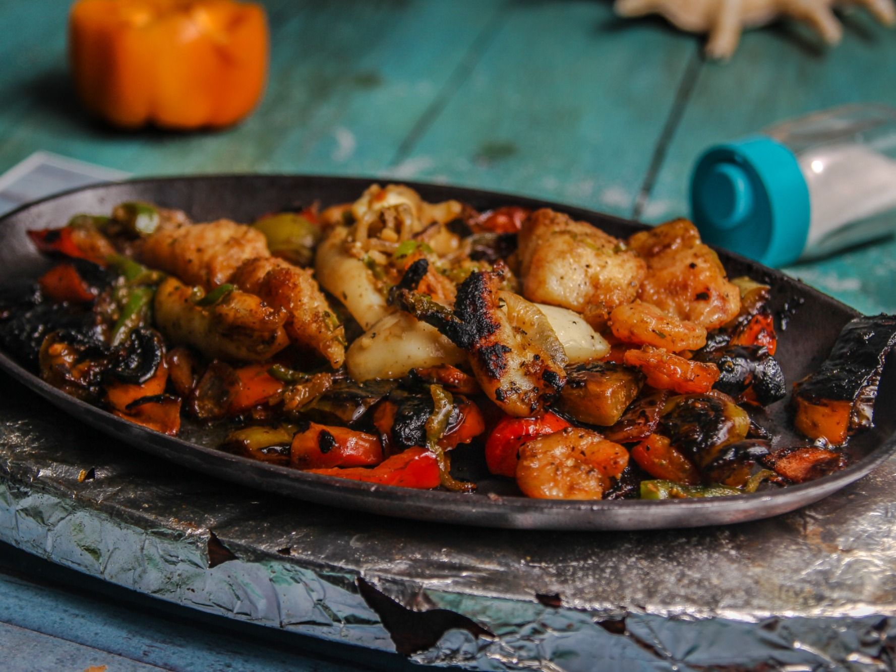 Seafood Fajita Platter