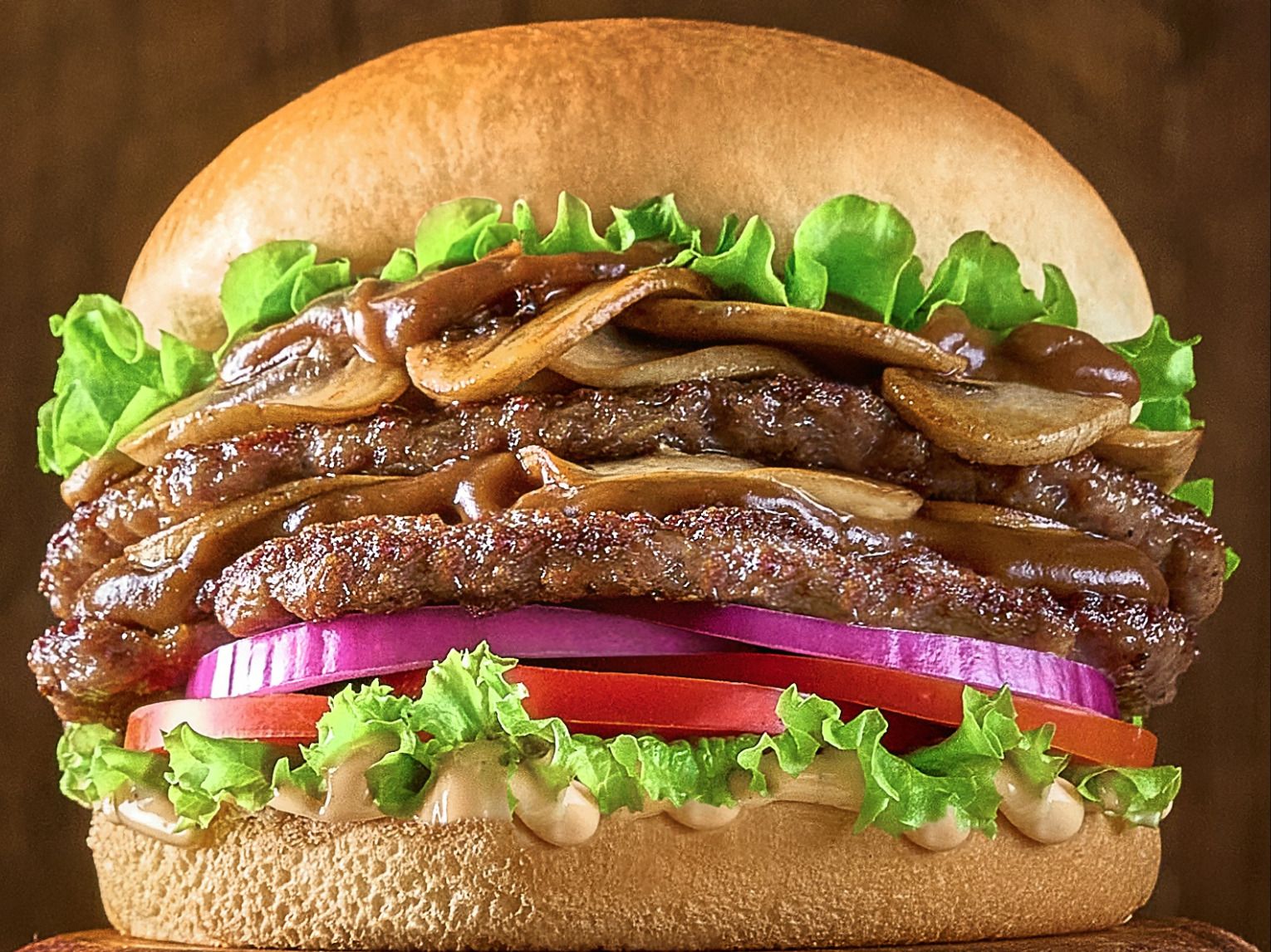 Mushroom Smash Burger