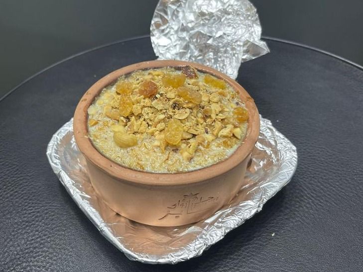 Kunafa With Milk And Nuts