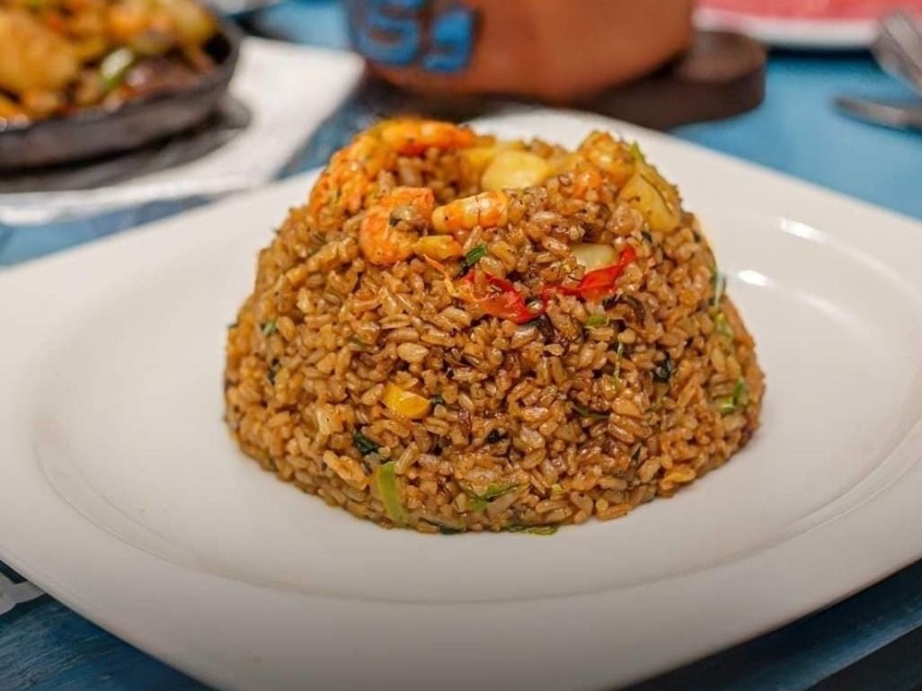 Rice with seafood