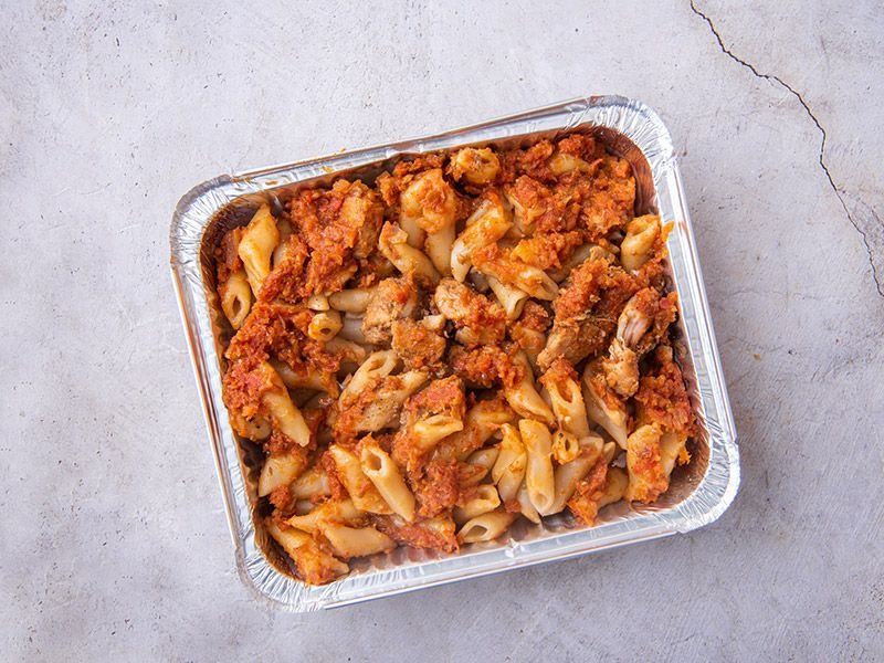 Mix Chicken Pasta With Koshary Casserole