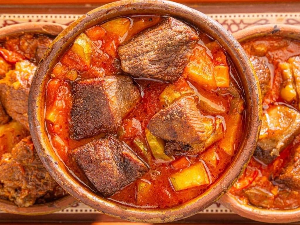 Meat and Vegetable Tagine with Rice