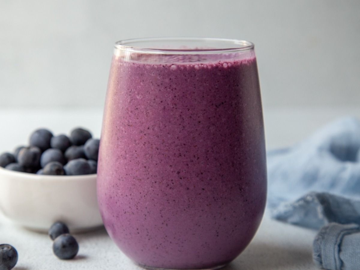 Blue Berry Milk Shake