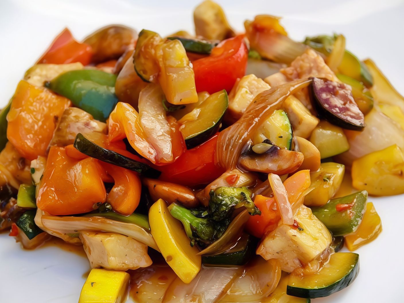 Chinese Mixed Vegetables with Garlic
