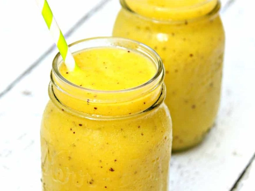 Mango With Kiwi And Mint Smoothie - Large Cup