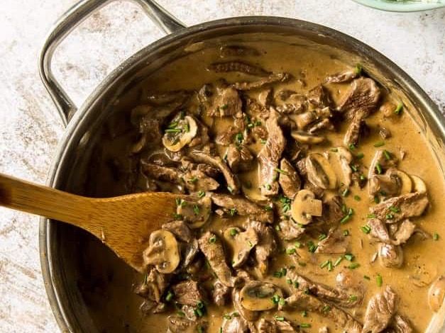 BEEF STROGANOFF