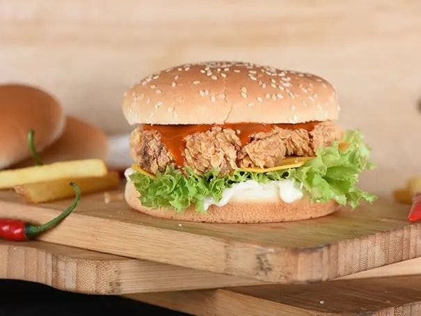Chipotle Chicken Burger (Spicy)