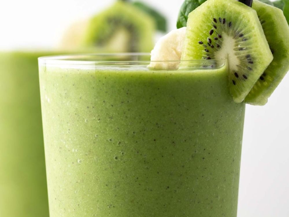 Lemon Mint With Kiwi Smoothie