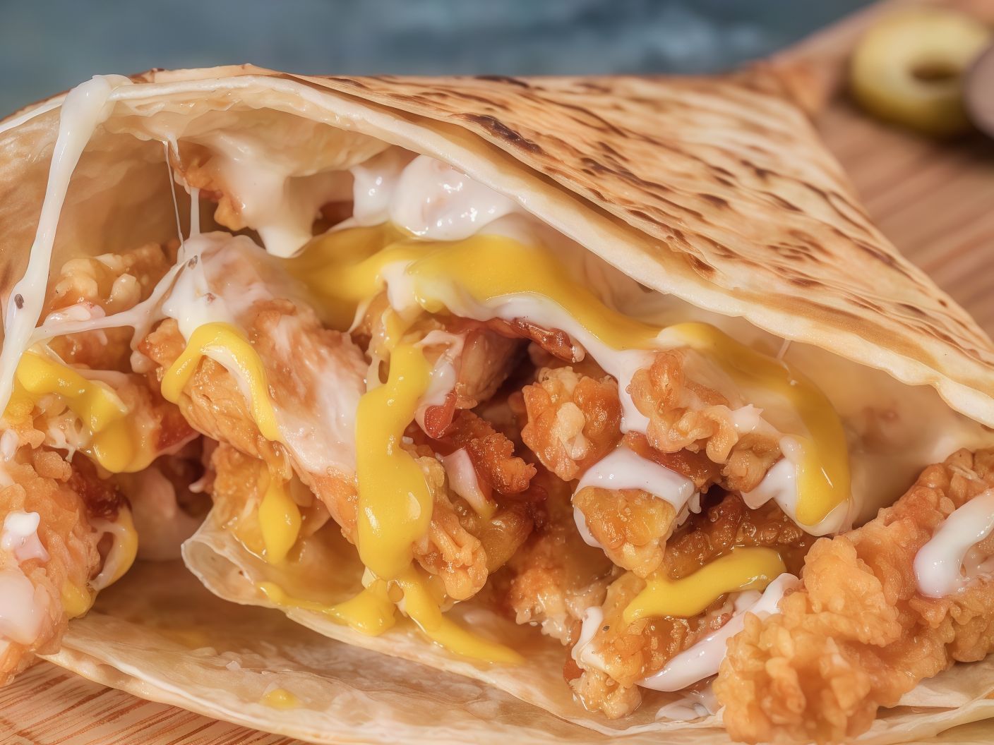 Crispy Chicken Crepe