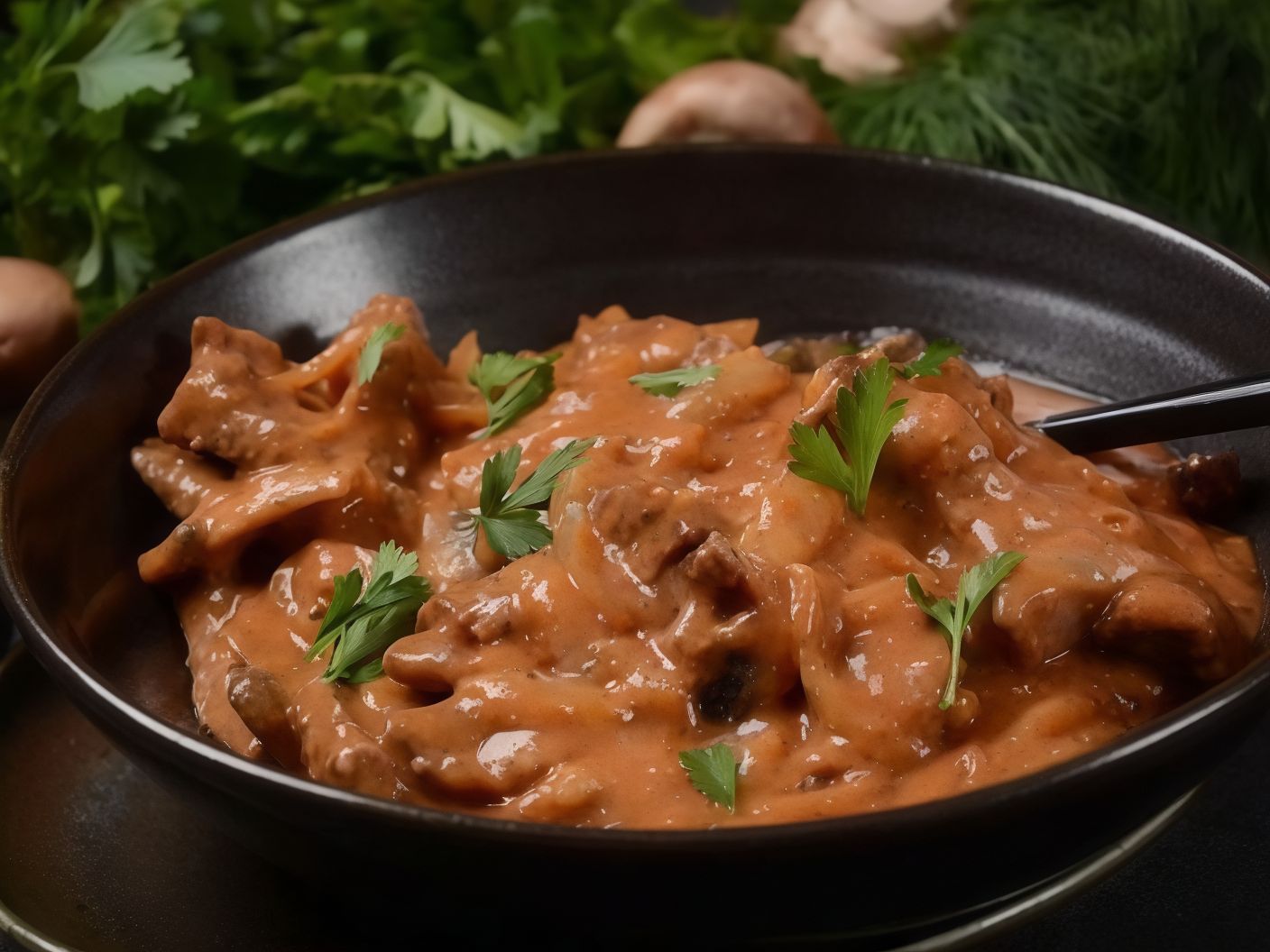 Beef Stroganoff