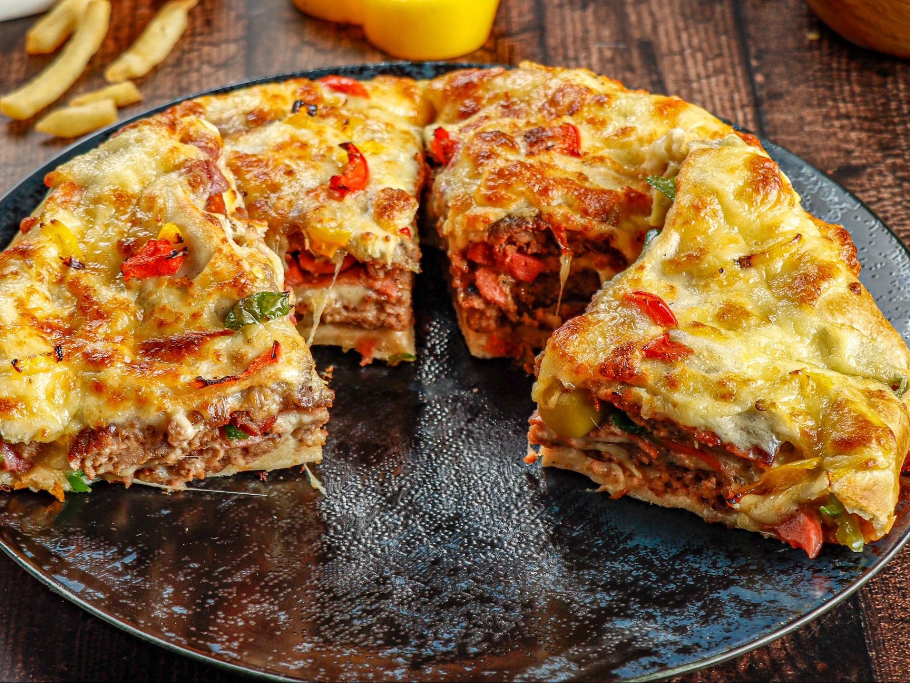 Beef Pizza Tart