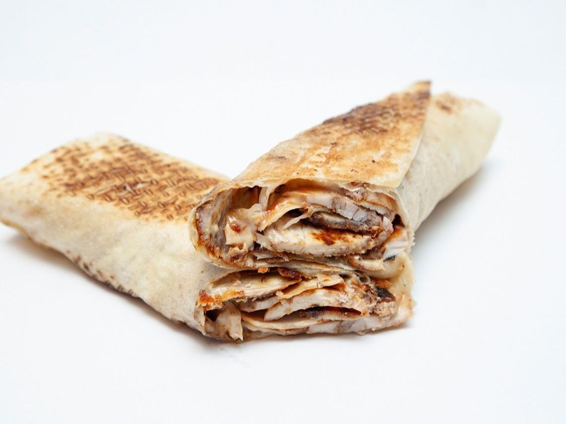 Medium Chicken Shawerma Saj Sandwich