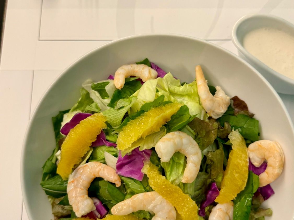 Salade A La Creme (With Shrimps)