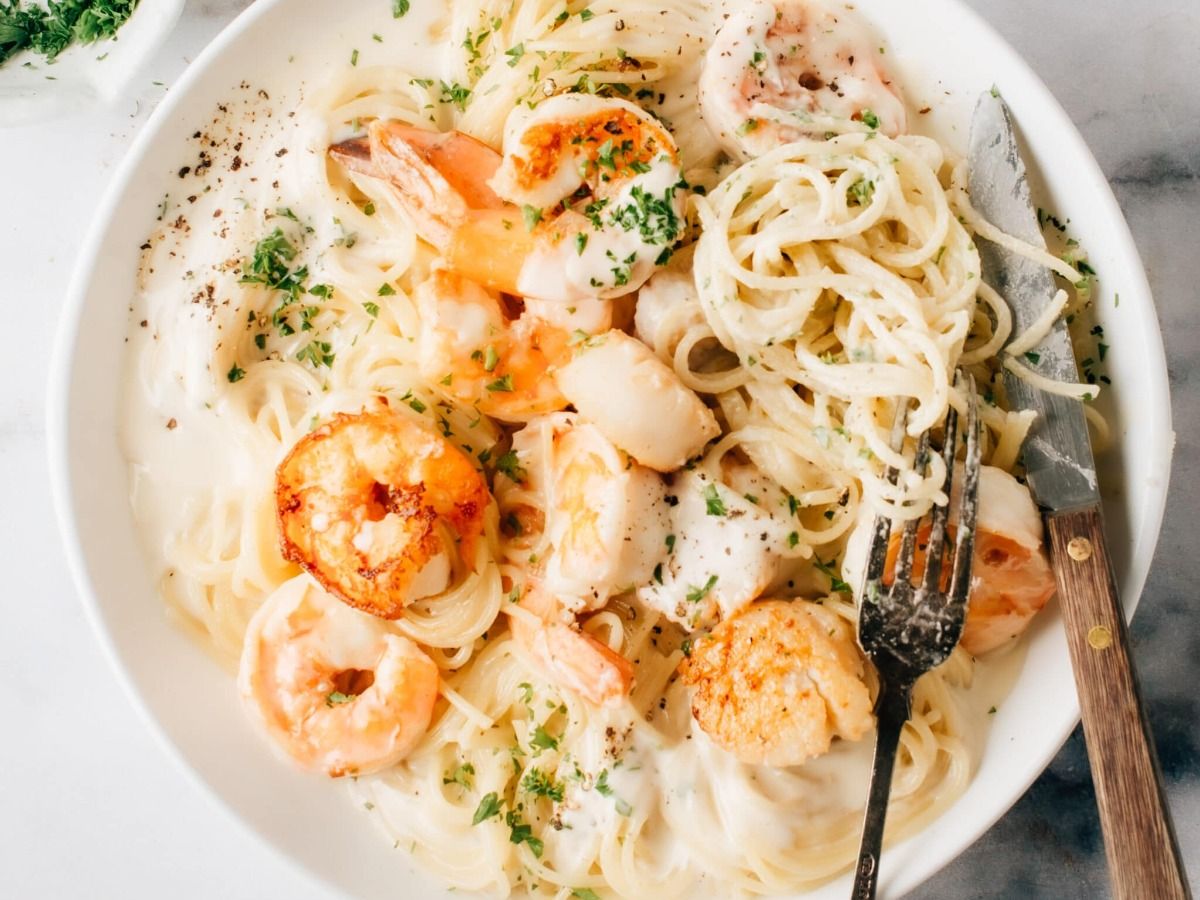Seafood pasta