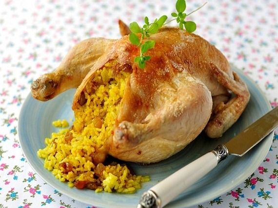 Baladi Chicken Stuffed With Rice