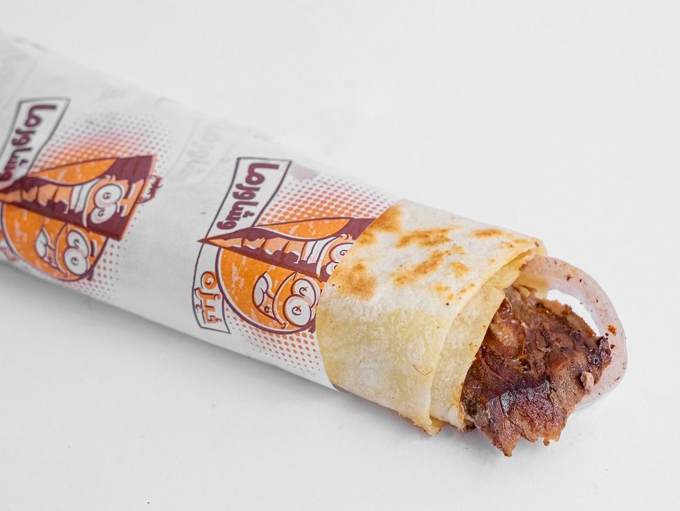 Beef Saj Sandwich With Arabic Sauce